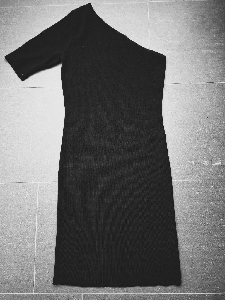 Nikkie (by Kate Moss) - prachtige zwarte jurk - 32, Verzenden, Zwart, Zo goed als nieuw, Nikkie