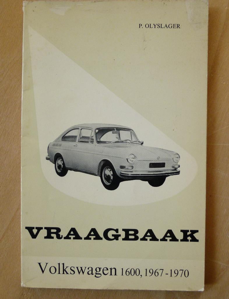 Vraagbaak VW 1600  1967-1970, Ophalen of Verzenden