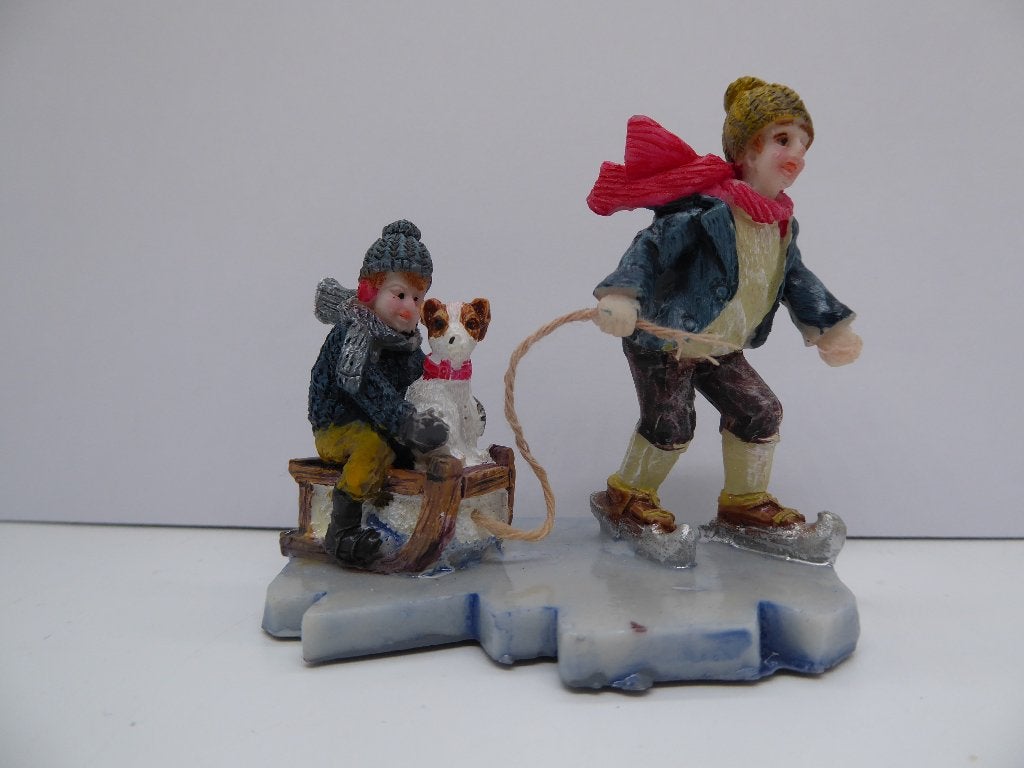 Luville Item - Iceskating with friend -  Ik ruim op, Diversen, Kerst, Ophalen of Verzenden, Nieuw