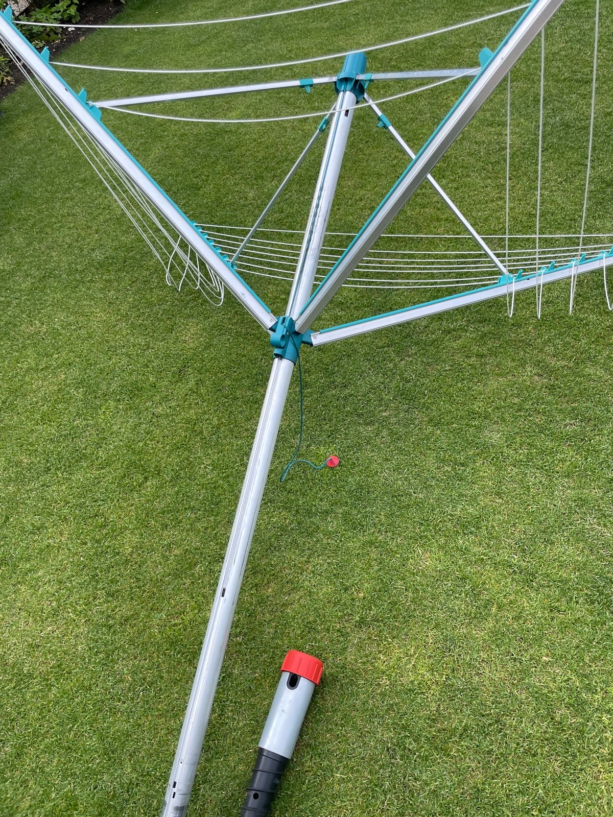 Leifheit droogmolen met grondanker, Ophalen of Verzenden, Gebruikt