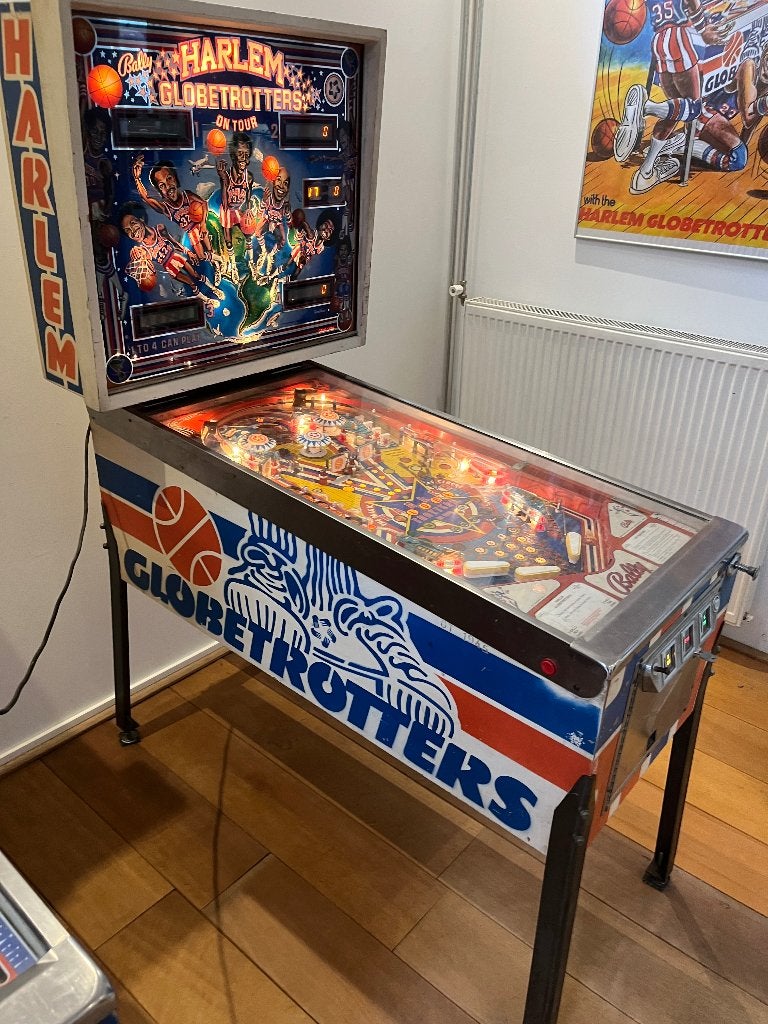 Bally flipperkast - Harlem Globetrotters, Ophalen, Gebruikt, Mechanisch, Williams
