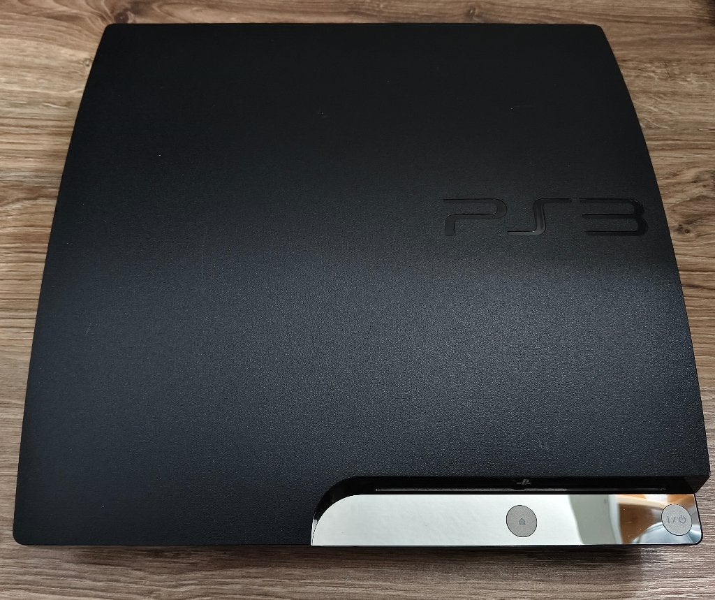 Playstation 3 Slim version 320GB met twee controllers+3 game, Gebruikt, Met 2 controllers, 320 GB, Ophalen of Verzenden