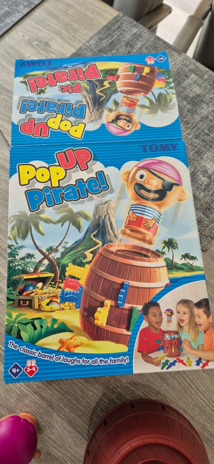 Pop Up Pirate spel van Tomy - Zo goed als nieuw, Drie of vier spelers, Ophalen of Verzenden, Zo goed als nieuw, Tomy