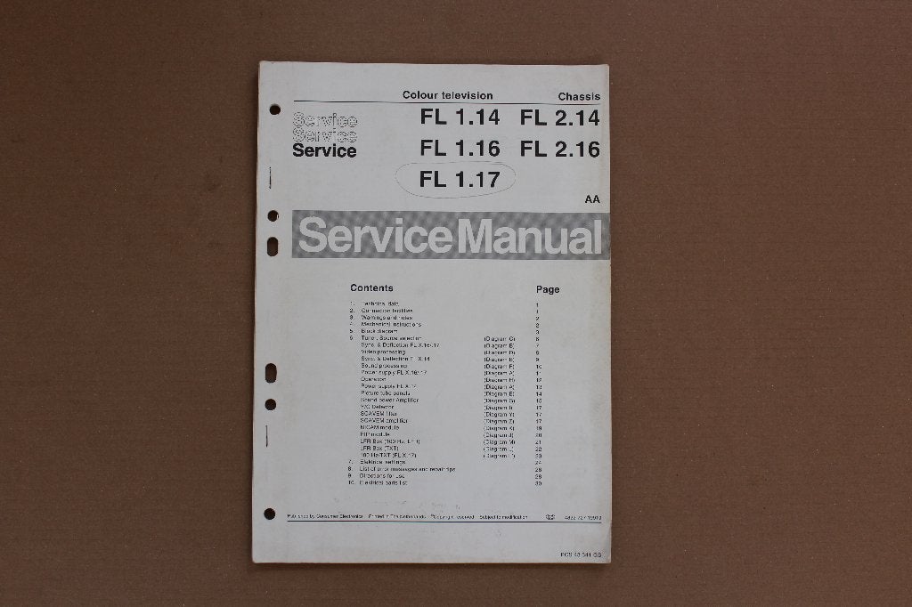 Diverse Philips Service Manuals, Ophalen, Philips
