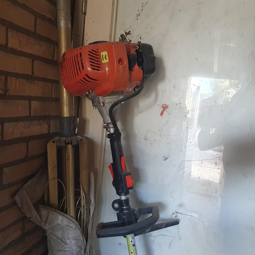 Kettingzaag snoeischaar op steel, Tuin en Terras, Bosmaaiers, Ophalen, Gebruikt, Benzine