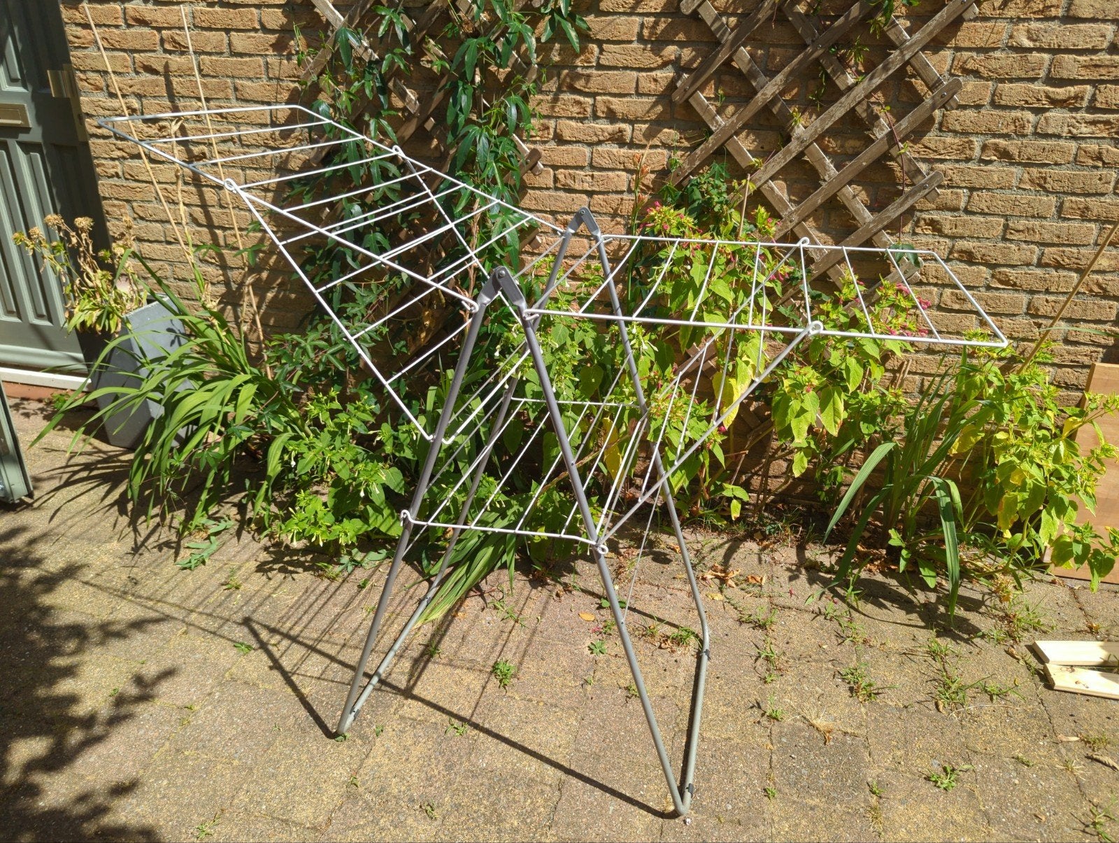 Handig opvouwbaar wasrek voor binnen en buiten, Ophalen, Gebruikt, Wasrek