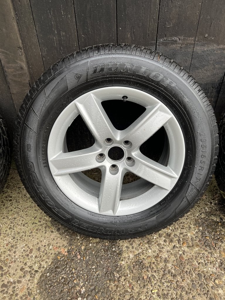 Originele Audi Q5 5x112 17” winterset 5mm dunlop wintersport, Auto-onderdelen, Banden en Velgen, Niet ingevuld, Gebruikt, Banden en Velgen