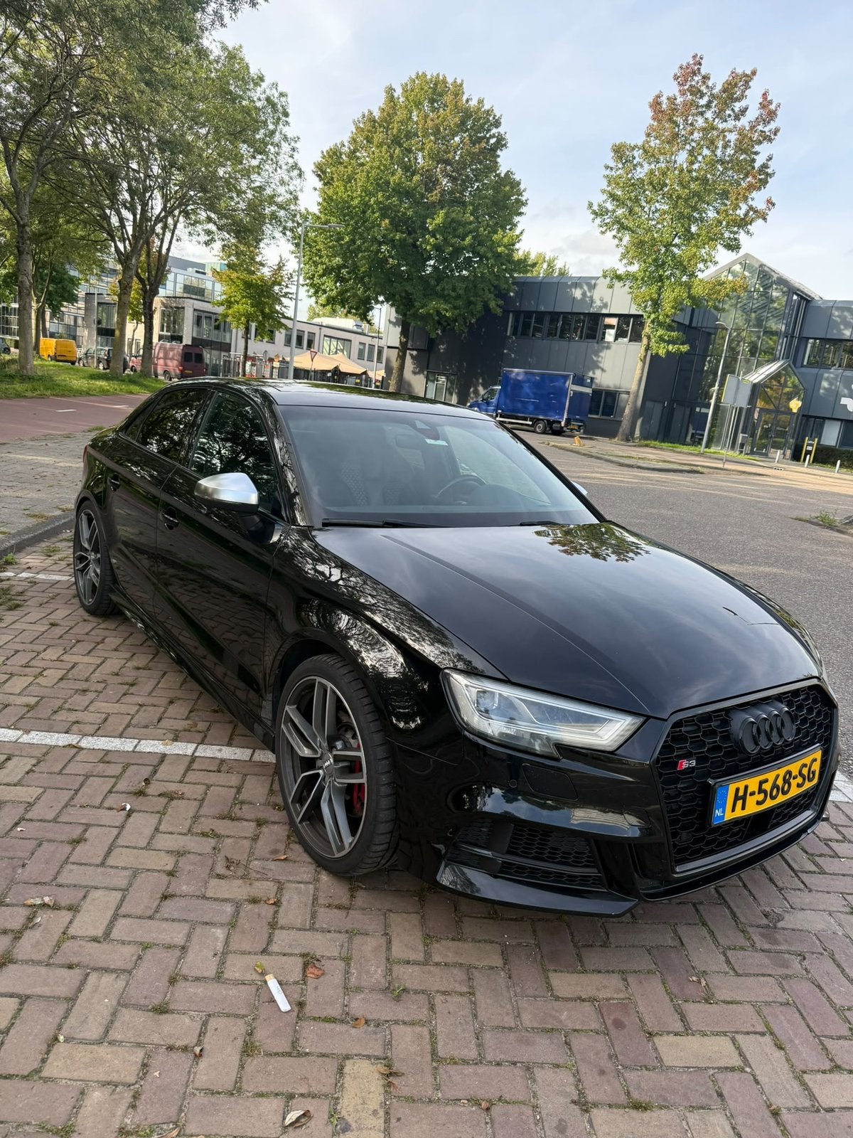Audi S3 Limousine2018 –Sportief, luxe en in zeer nette staat, Auto's, Automaat, 15 km/l, Zwart, 4 cilinders