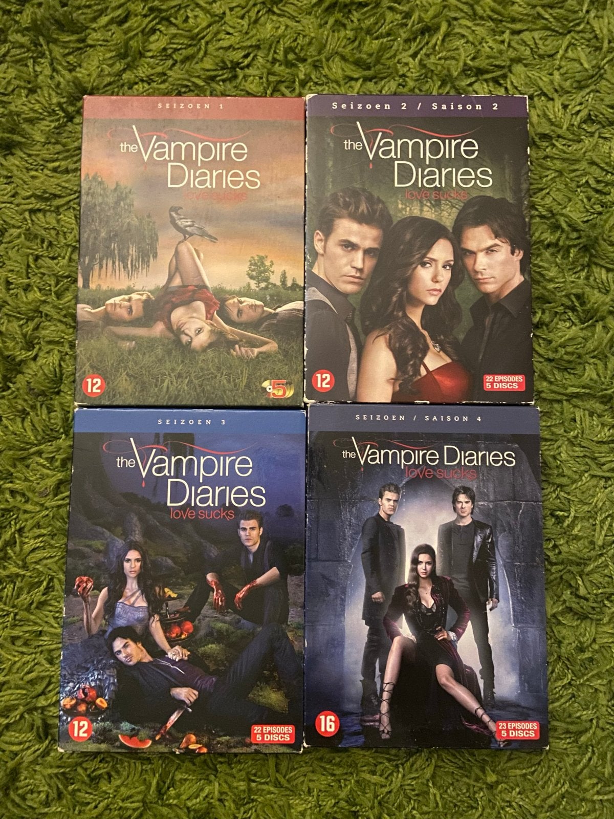 The Vampire Diaries Seizoen 1-4 DVD Boxset, Vanaf 16 jaar, Nederlands, Ophalen of Verzenden, Bovennatuurlijke thriller