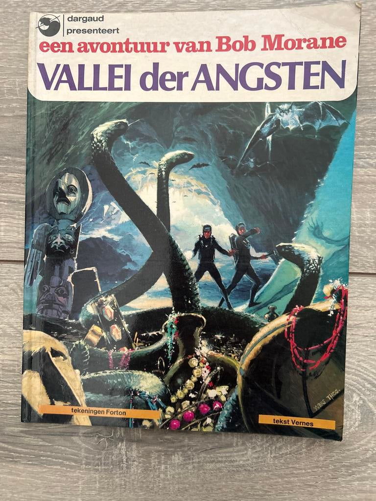 Bob Morane - Vallei der Angsten (Dargaud, 1976), Boeken, Avontuur en Actie, Ophalen of Verzenden, Gelezen