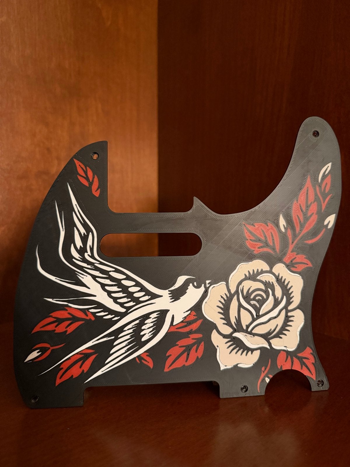 Custom slagplaat 'Swallow Rose' voor Telecaster, Ophalen of Verzenden, Nieuw, Elektrische gitaar
