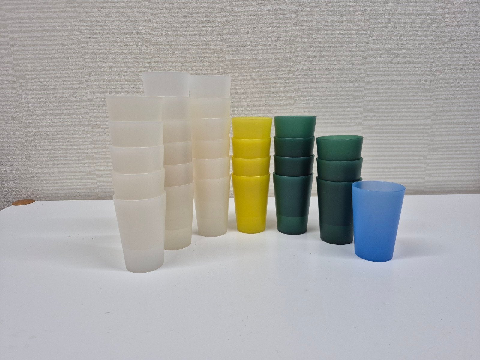 P.st €1,-Mepal Rosti drinkbekers. Kunstof glazen/sapglazen., Ophalen of Verzenden, ., ., .