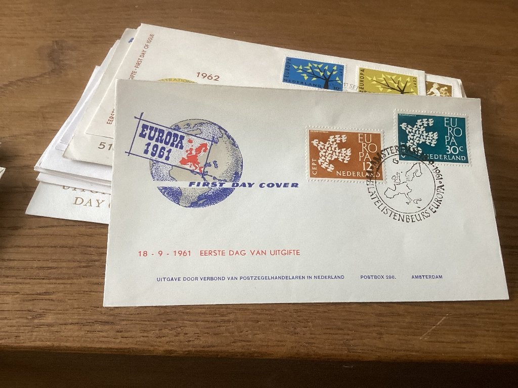 No3460 E48 anders blanco Nederland jaargangen fdc 1963 tm, Verzenden, Onbeschreven, Nederland