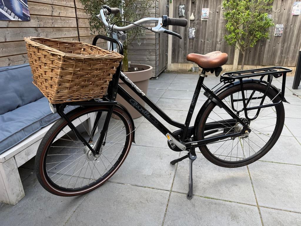 Gazelle Miss Grace Damesfiets - Zwart igs, Fietsen en Brommers, Fietsonderdelen, Ophalen, Zo goed als nieuw, Zadel