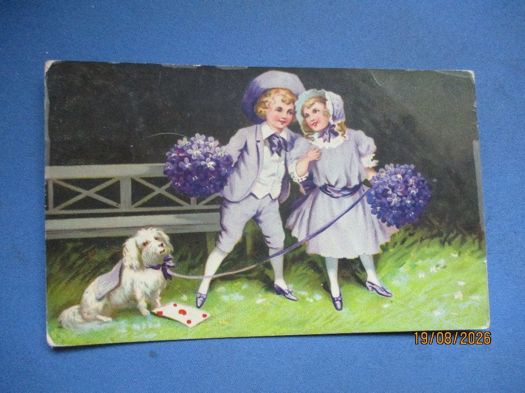 57 fantasie, Verzamelen, Ophalen of Verzenden, Voor 1920, Gelopen, Zuid-Holland