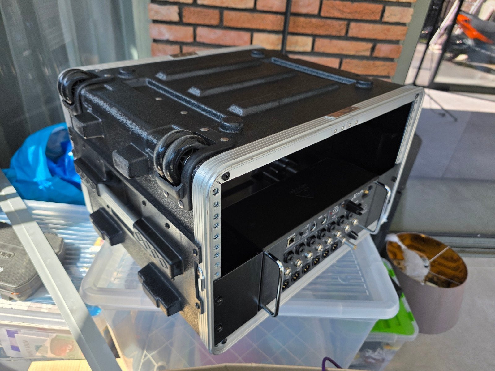 flightcase trolley (6HE) zo goed als nieuw, Verzenden, Gebruikt, Overige instrumenten, Flightcase