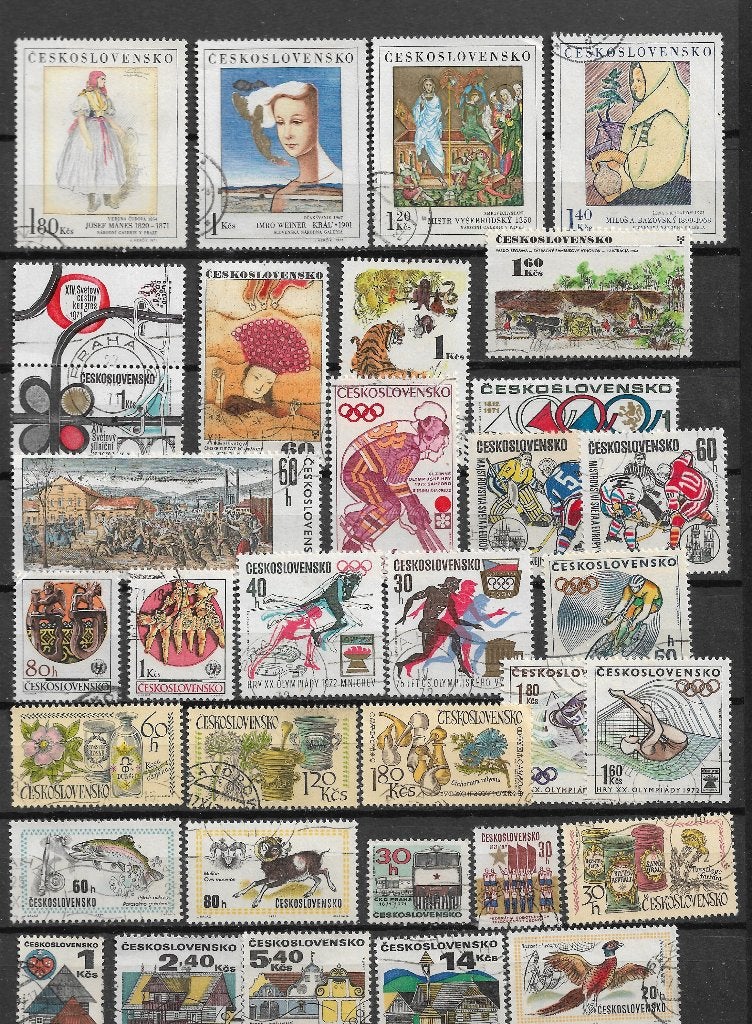 Koopje  Tsjechoslowakije  Rest-Kavel  Gestempeld  Lees, Postzegels en Munten, Postzegels | Europa | Overig, Verzenden, Overige landen