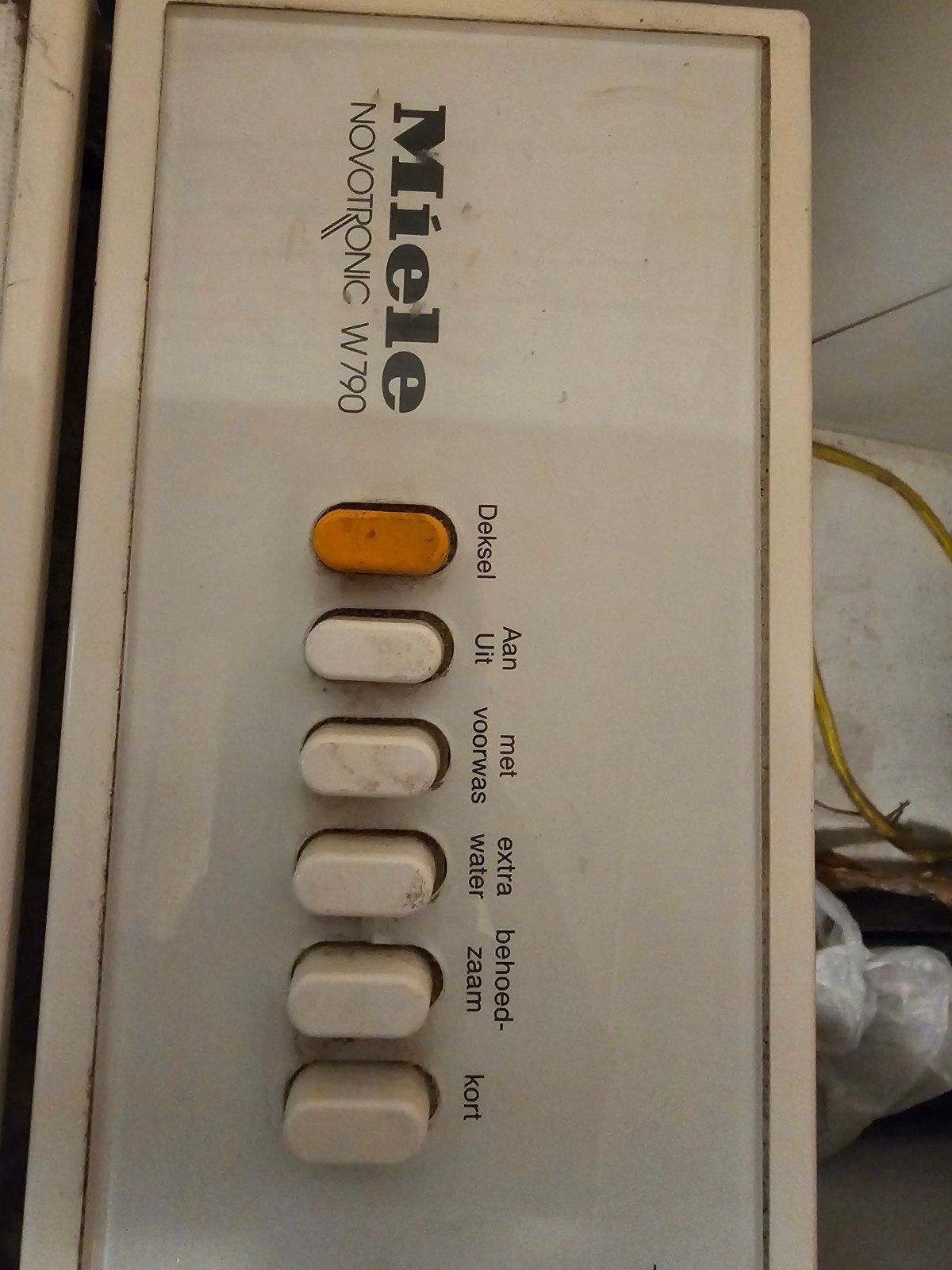 Miele Novotronic W790 Bovenlader Wasmachine, Ophalen, Gebruikt, 85 tot 90 cm, Energieklasse A of zuiniger