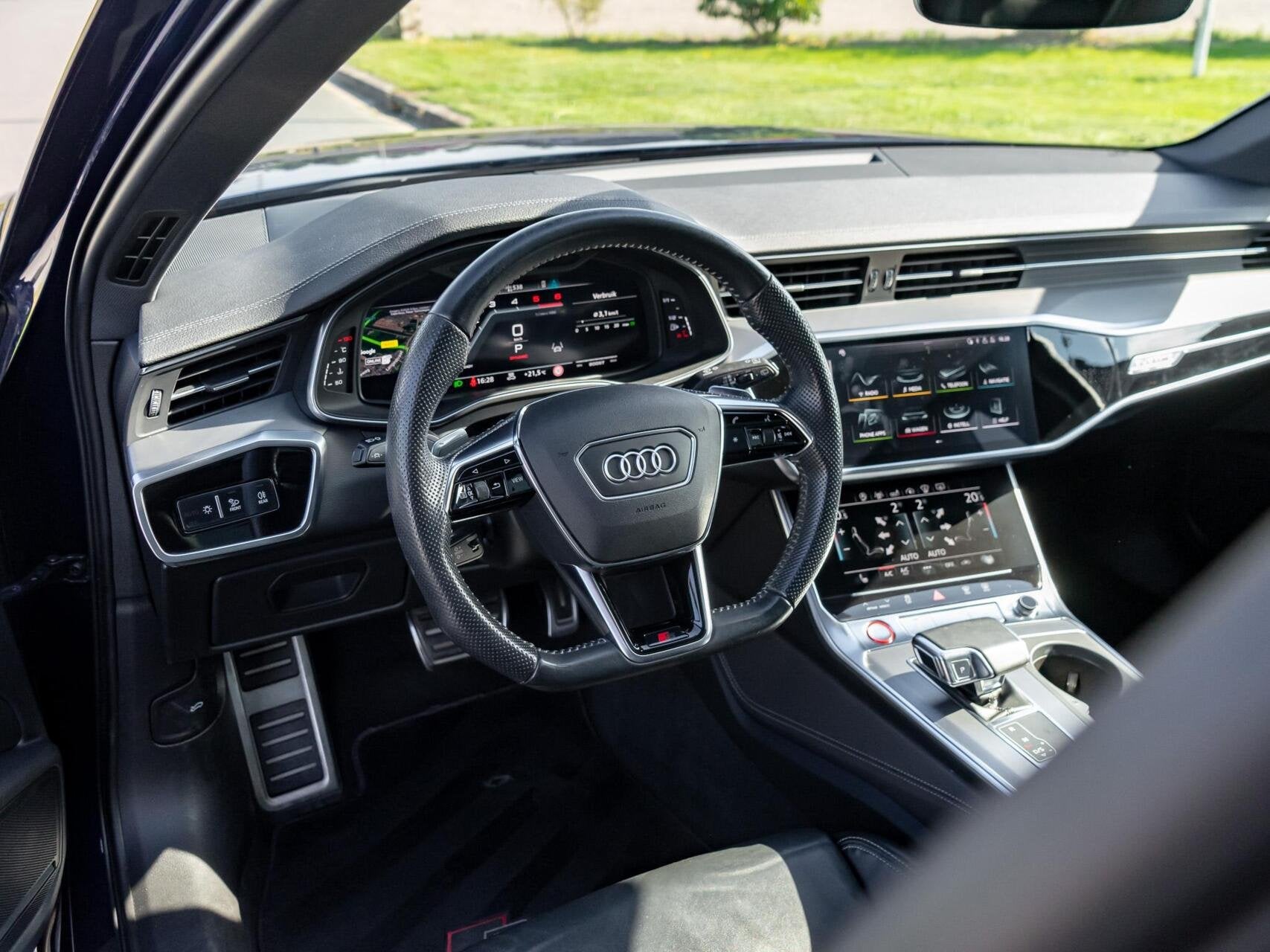 Audi A6 Avant S6 TDI quattro|Panoramadak|B&O|Camera 360°|Sp, Auto's, Audi, Automaat, 15 km/l, Gebruikt, Blauw