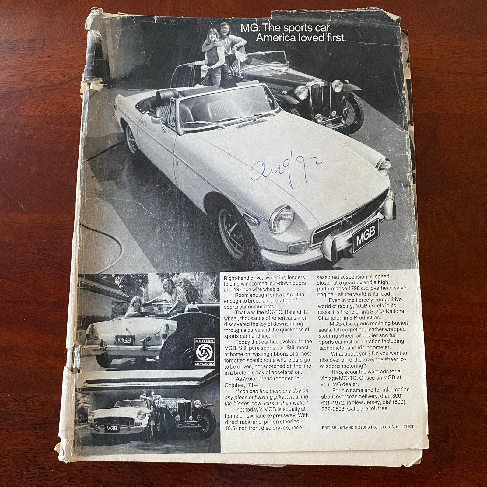 Playboy Magazine US - Augustus 1972, Ophalen of Verzenden, Gelezen, Overige typen