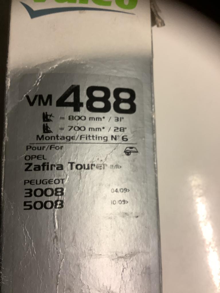 Nieuwe ruitenwissr opel zafira peugeot 300 b peugeot 500b, Ophalen of Verzenden, Nieuw