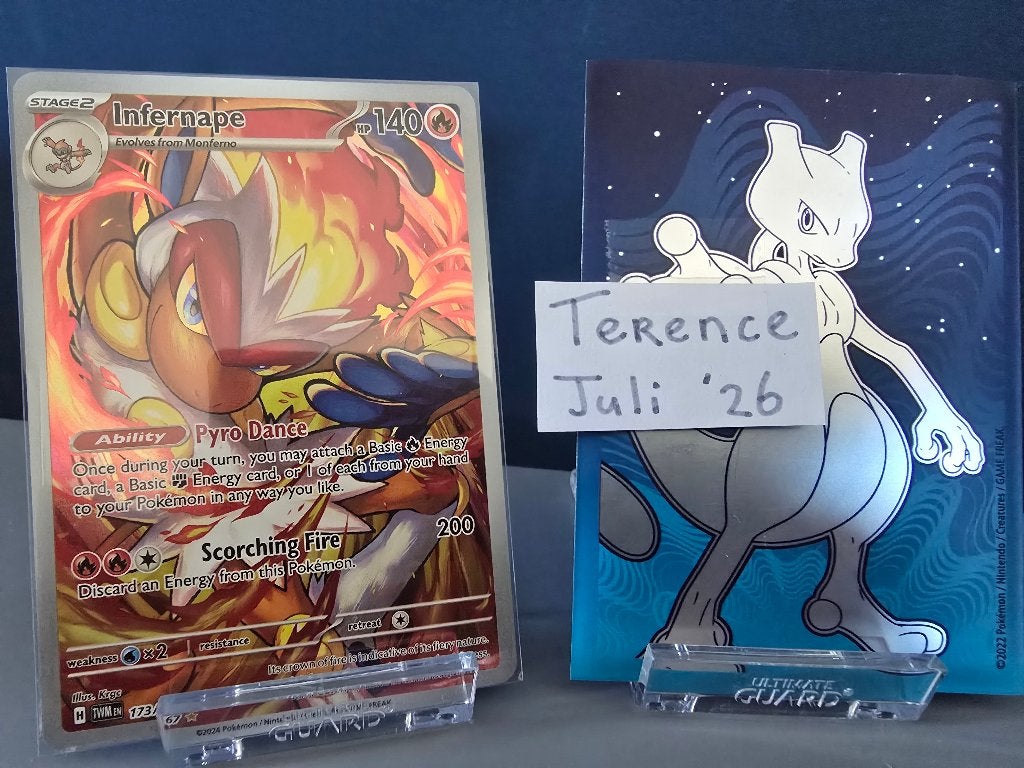 Infernape (TWM 173) Pokémon kaart, Ophalen of Verzenden, Nieuw, Losse kaart, Foil