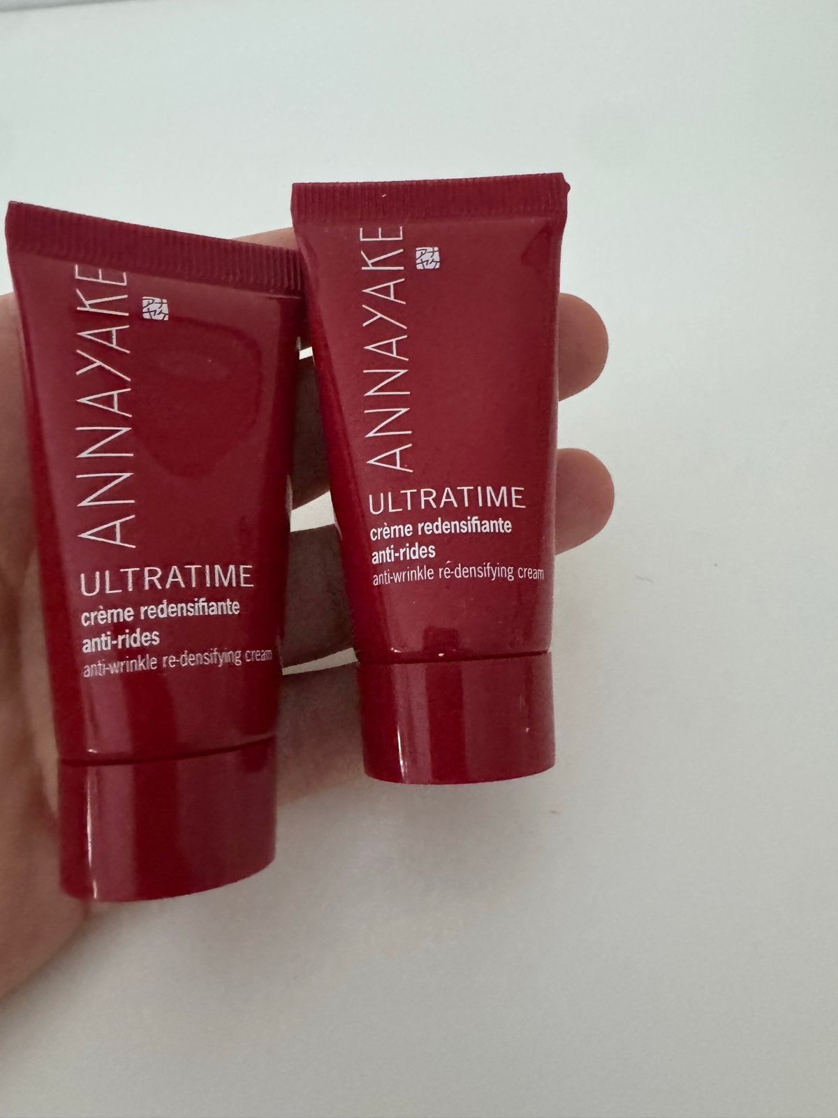 Annayake Ultratime Anti-Rimpel Crème (2x15ml), Ophalen of Verzenden, Nieuw, Gehele gezicht, Verzorging