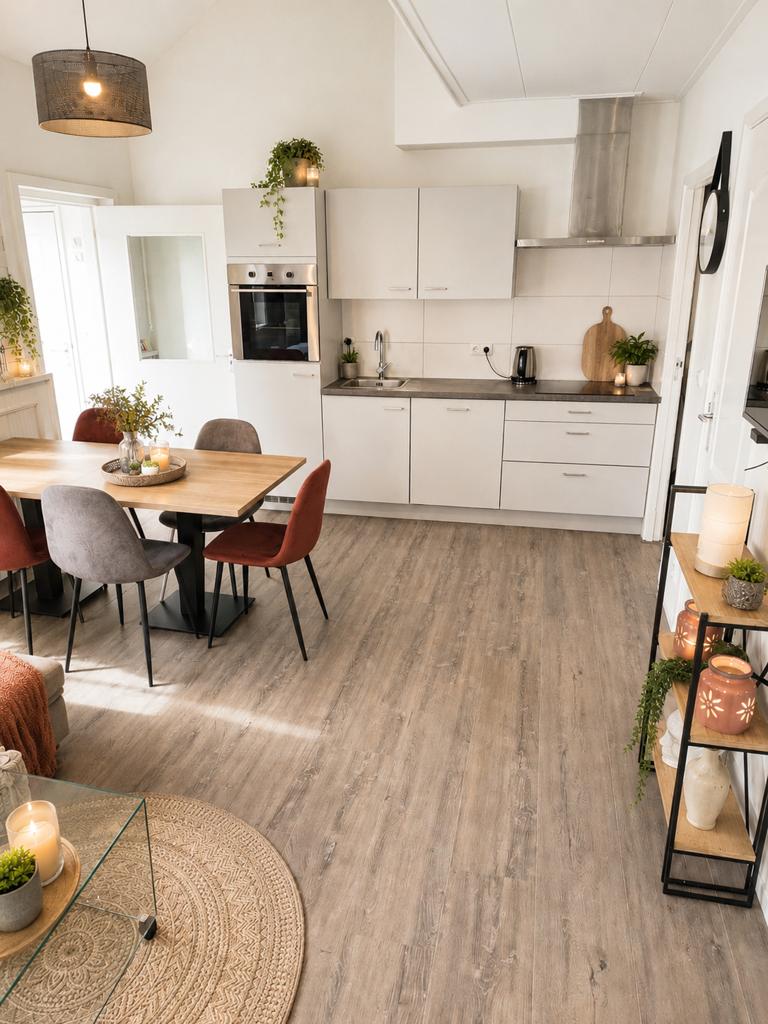 Gemeubileerd Appartement te huur tussen Heerenveen en Joure, Twee onder één kap, Direct bij eigenaar, 3 kamers, Friesland