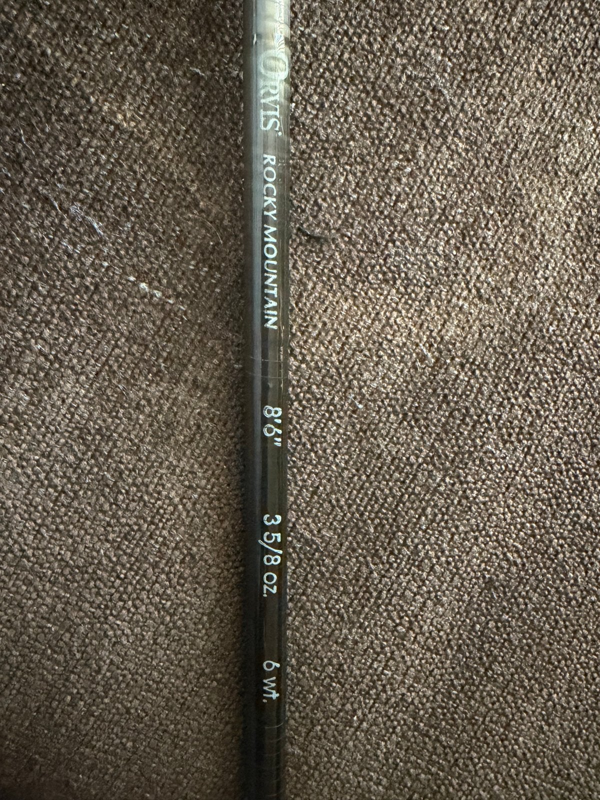 Orvis Rocky Mountain Vlieghengel 8'6" 6 wt met koker, Ophalen, Gebruikt
