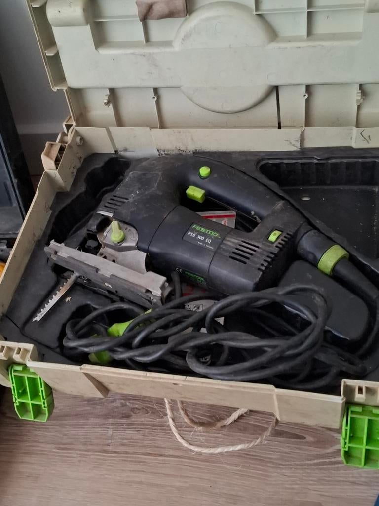 Festool decoupeerzaag PS 300 EQ, Doe-het-zelf en Verbouw, Ophalen of Verzenden, Minder dan 600 watt, Decoupeerzaag, 30 tot 70 mm