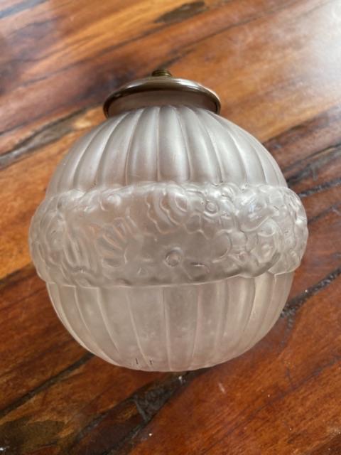 Art nouveau, kleine bolle lampenvoet, Huis en Inrichting, Lampen | Tafellampen, Minder dan 50 cm, Ophalen of Verzenden
