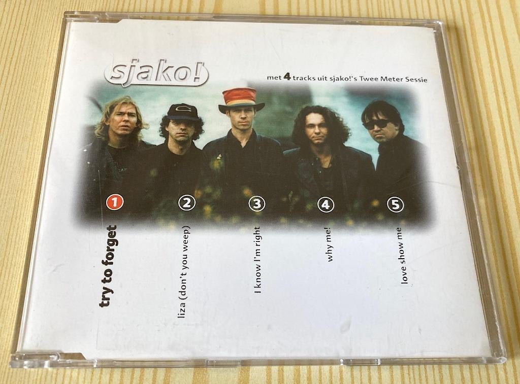 CD Single Sjako! - Try To Forget (5 Tracks), Ophalen, Maxi-single, Zo goed als nieuw, 1 single