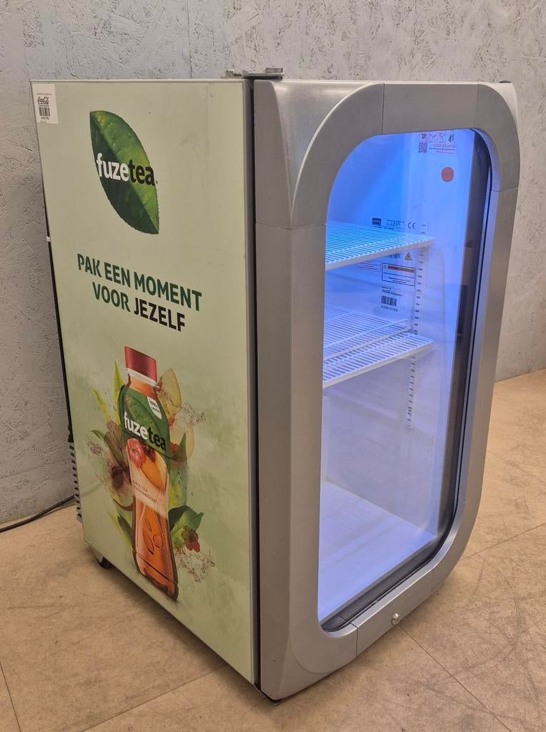 Fuze Tea koelkast / display koelkast met verlichting – 120L, Ophalen, Gebruikt, Koelen en Vriezen, N.v.t