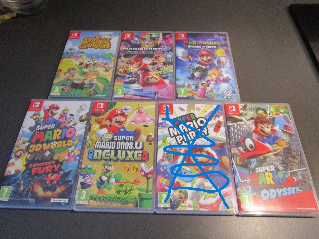 nintendo switch oled  2x met spellen, Met games, Zo goed als nieuw, Met 1 controller, Switch OLED