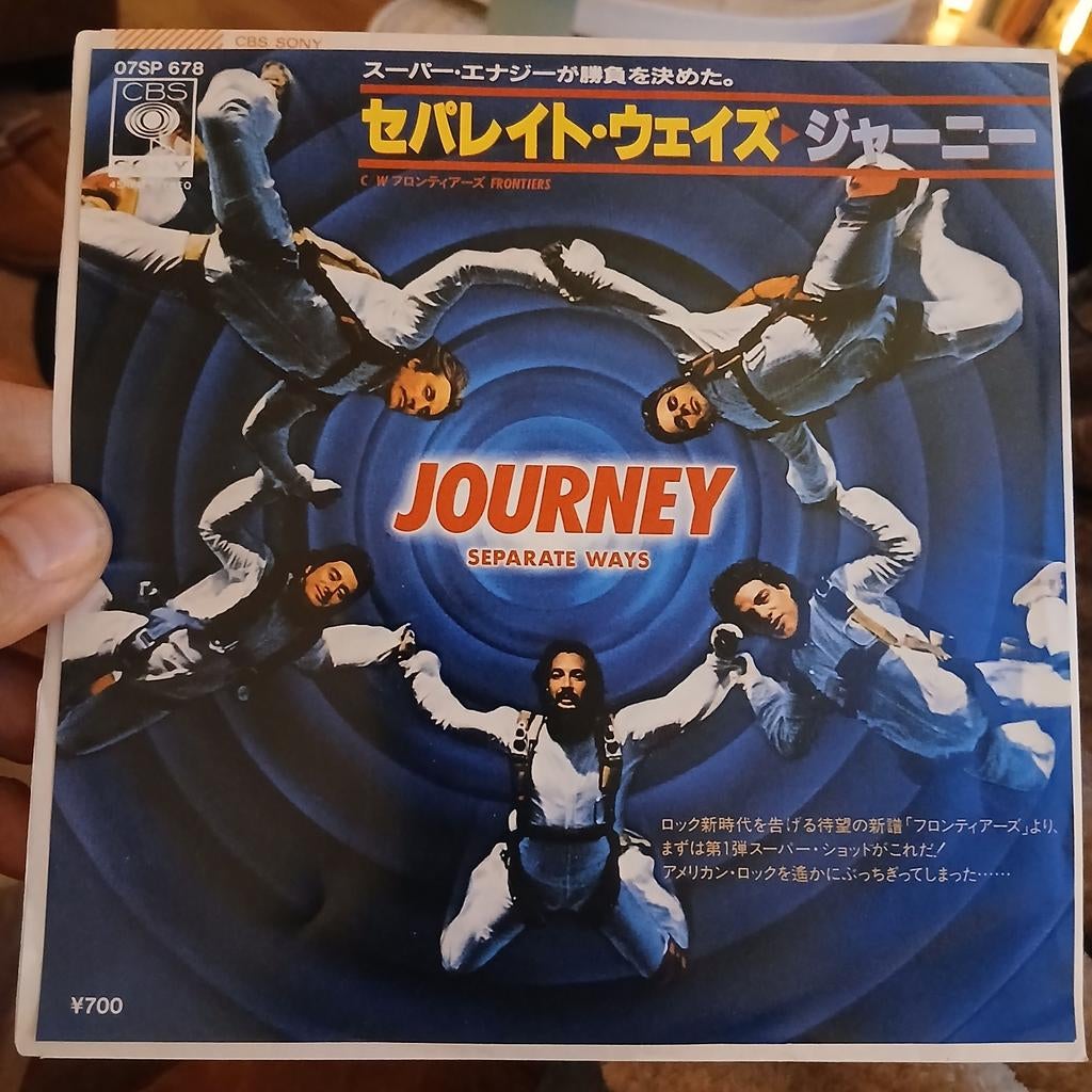 Journey - Separate Ways (Worlds Apart) Japanse Single, Cd's en Dvd's, Vinyl Singles, Fotohoes, 7 inch, Ophalen of Verzenden, Zo goed als nieuw