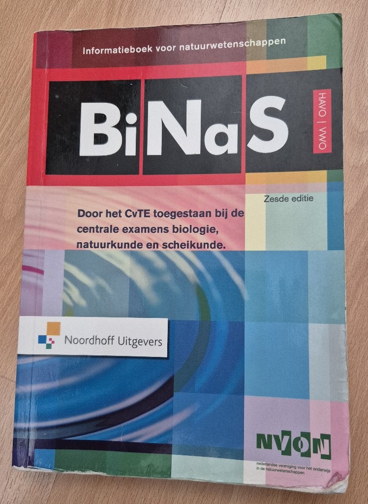 Binas 6e havo/vwo informatieboek | Paperback | gebruikt, Boeken, Ophalen of Verzenden, Gelezen, HAVO