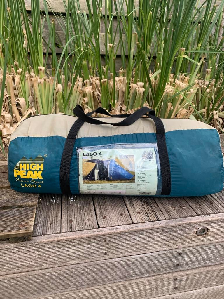 High Peak Simex Sport Lago 4 Vis-a-vis tent, Ophalen, Zo goed als nieuw, Tot en met 4