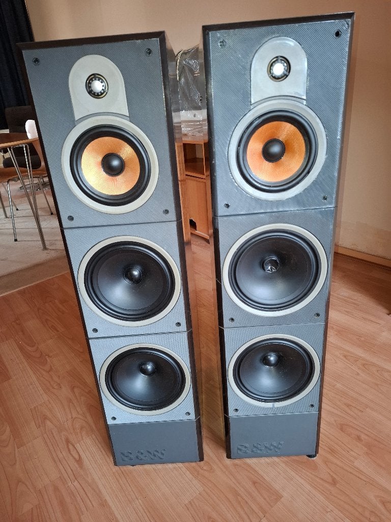 B&W DM640 Luidsprekers, Audio, Tv en Foto, Ophalen, Vloerstaande luidspreker, Gebruikt, 60 tot 120 watt