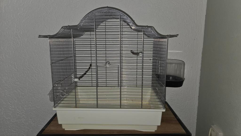 Vogelkooi, Dieren en Toebehoren, Vogels | Hokken en Kooien, Ophalen, Gebruikt, Metaal, Vogelkooi
