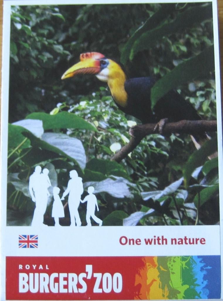 plattegrond van Burgers' Zoo - Engelstalig - nieuw, Ophalen of Verzenden, Nieuw, Folder