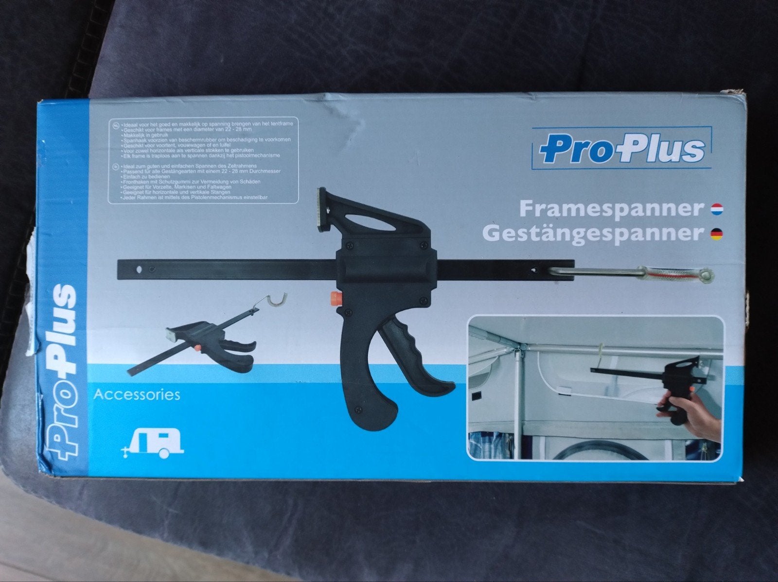 Framespanner voor tentstokken, Ophalen, Nieuw