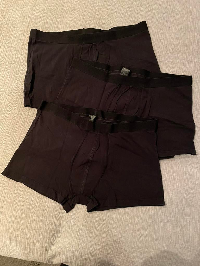 3 zwarte Hema boxershorts maat XL, Kleding | Heren, Ophalen of Verzenden, Zwart, Boxer