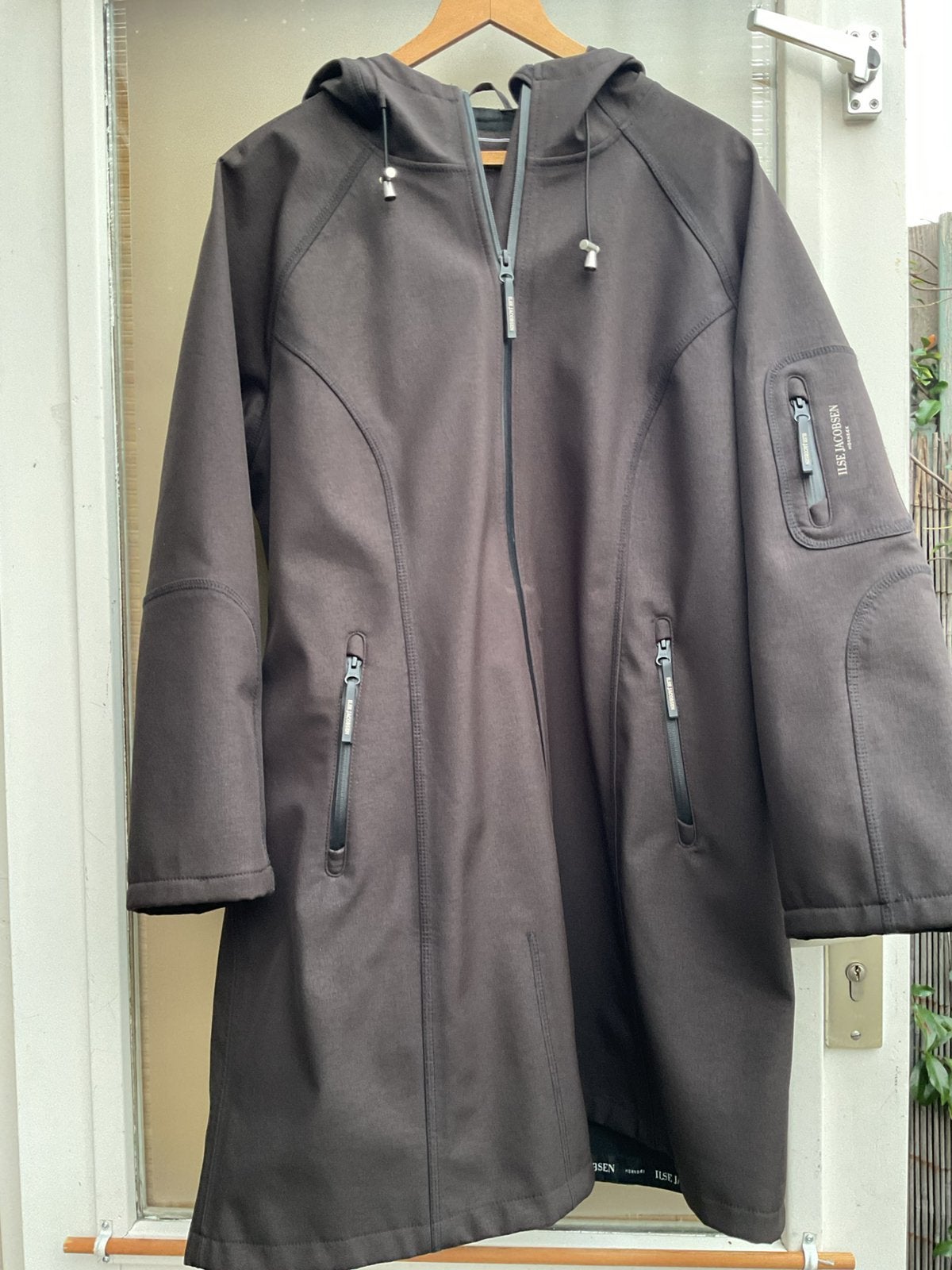 Ilse Jacobson Jas maat 46, Ophalen of Verzenden, Zo goed als nieuw, Maat 46/48 (XL) of groter, Bruin