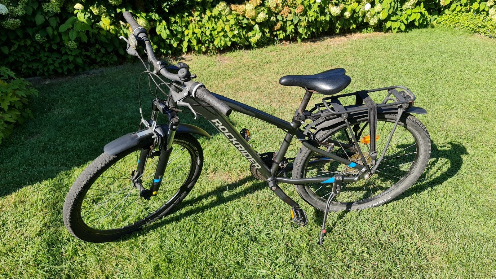 Decathlon Rockrider ST100 140-154cm 3x7 speed, Gebruikt, Hardtail, Velgrem, Ophalen
