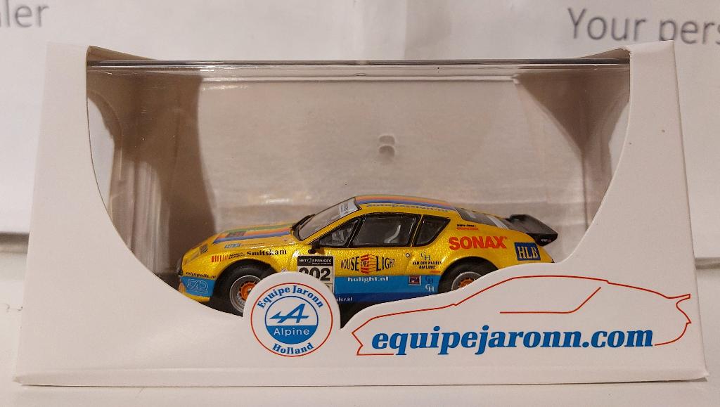 Eligor 1:43 Alpine A310 V6 Equipe Jaronn 2009 Randall Lawson, Ophalen of Verzenden, Nieuw, Auto, Overige merken