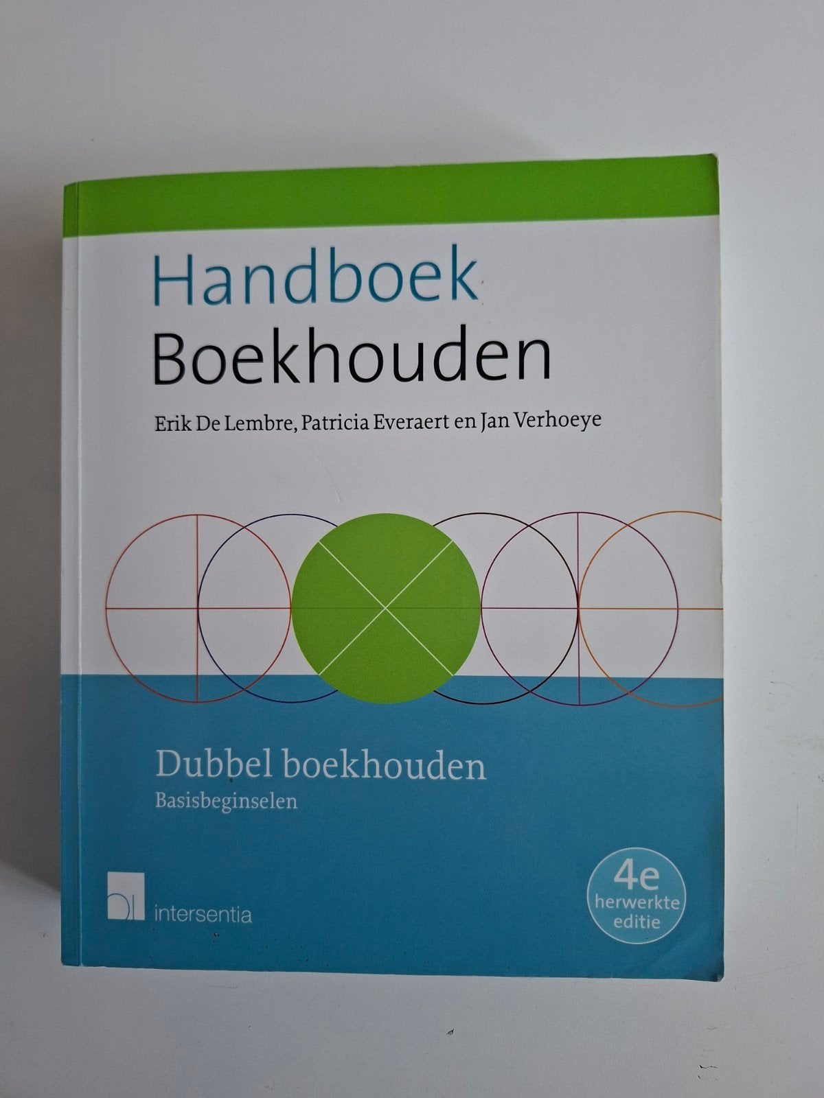 Handboek Boekhouden: Dubbel Boekhouden Basisbeginselen, Zo goed als nieuw, Erik De Lembre, Patricia Everaert en Jan Verhoeye, Gamma