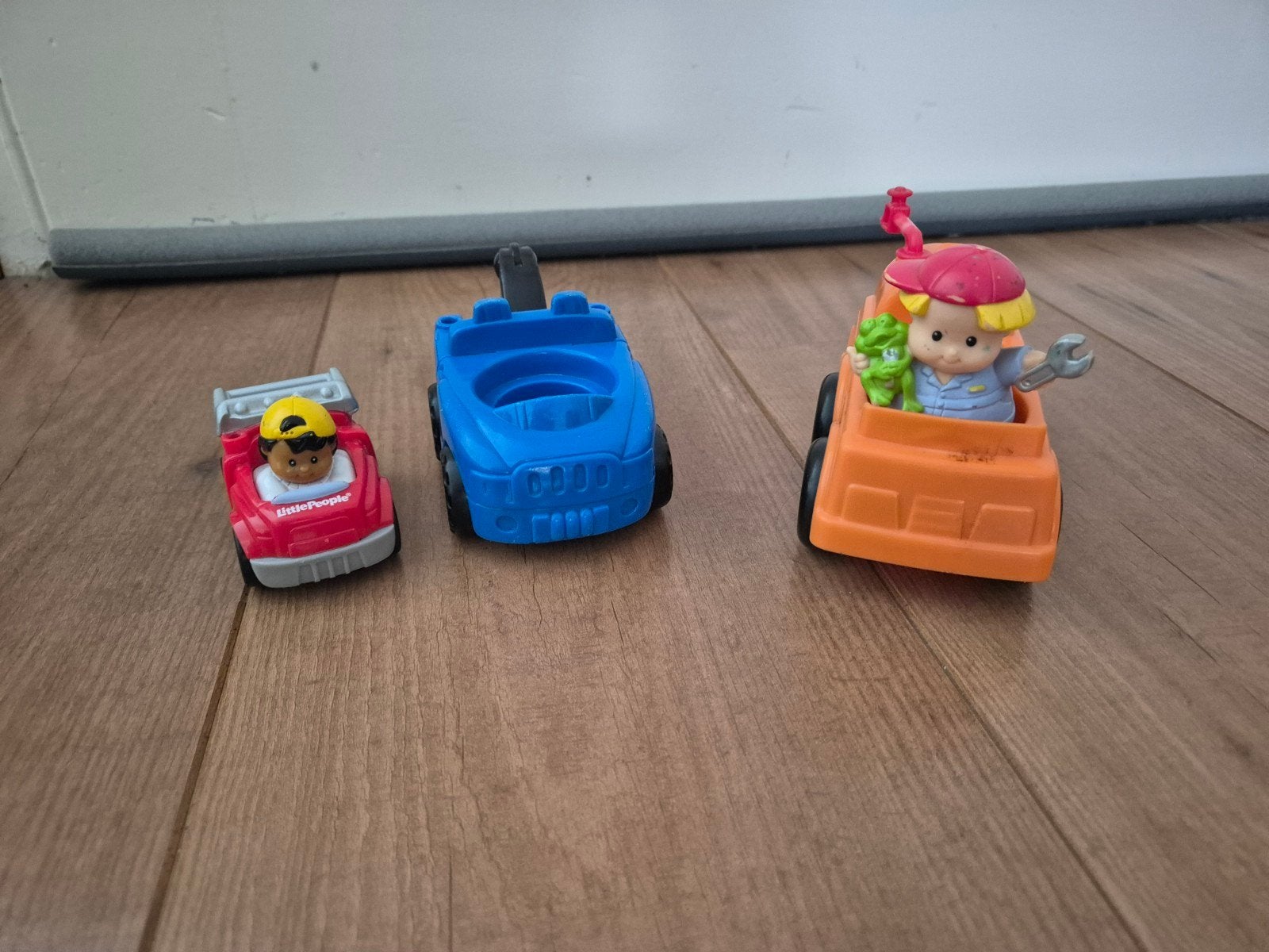 Fisher-Price Little People autootjes set, Ophalen of Verzenden, Gebruikt
