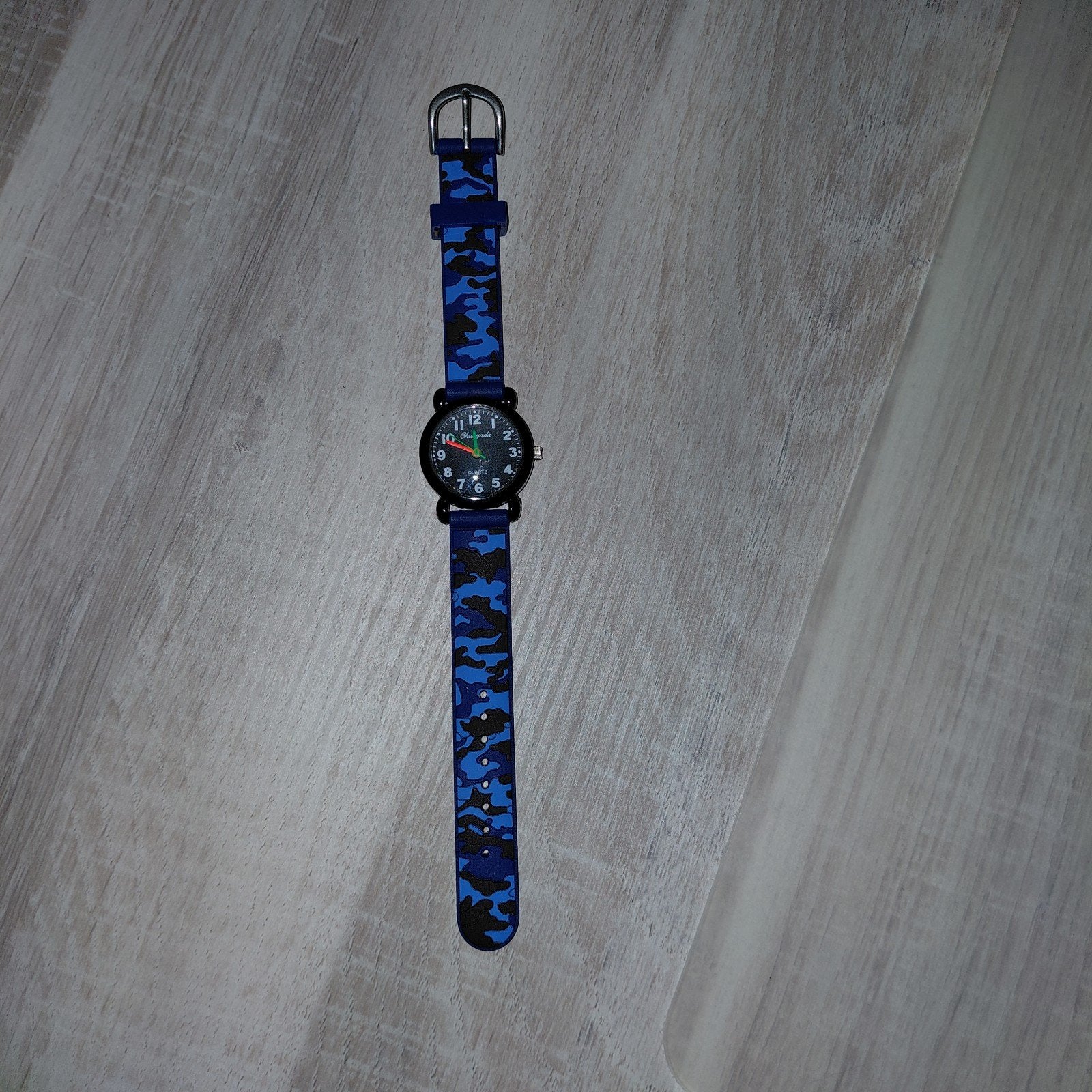 kinderhorloge army / leger blauw zgan, Ophalen of Verzenden, Zo goed als nieuw, Blauw, Jongen of Meisje