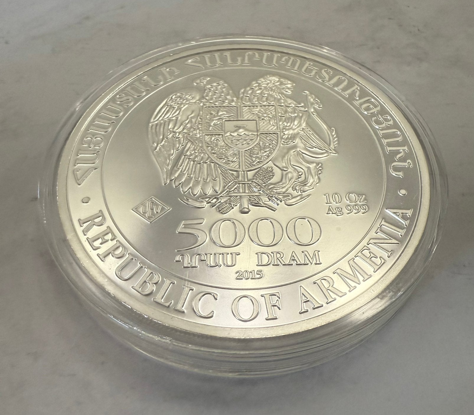 10oz zilver 2015 Noach 5000 Dram Arch / 999 zilver, Ophalen of Verzenden, Zilver