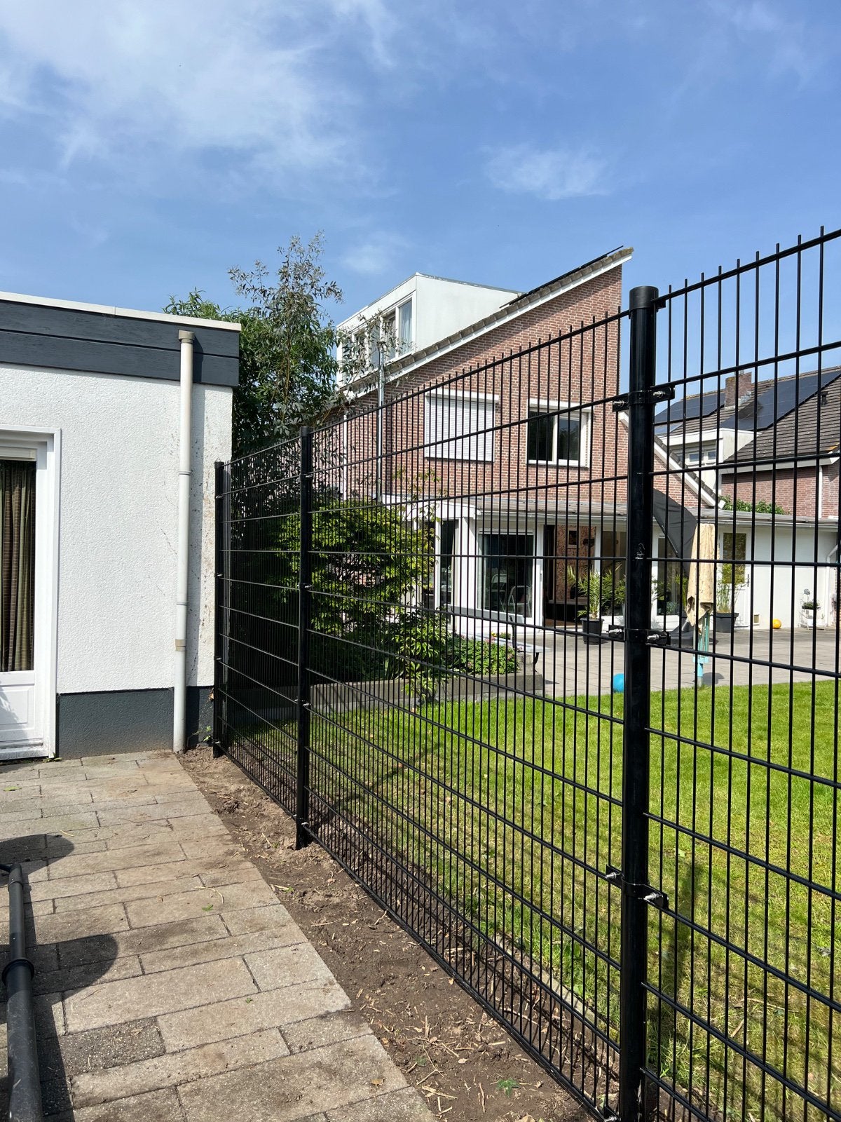 Hekwerk & poorten | Levering of montage | Gratis offerte, Ophalen of Verzenden, Zo goed als nieuw, IJzer, Dubbelstaafmat hekwerk